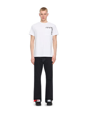OFF WHITE Slim Fit Graphic S/S T-Shirt WHITE 44OWOS26T060