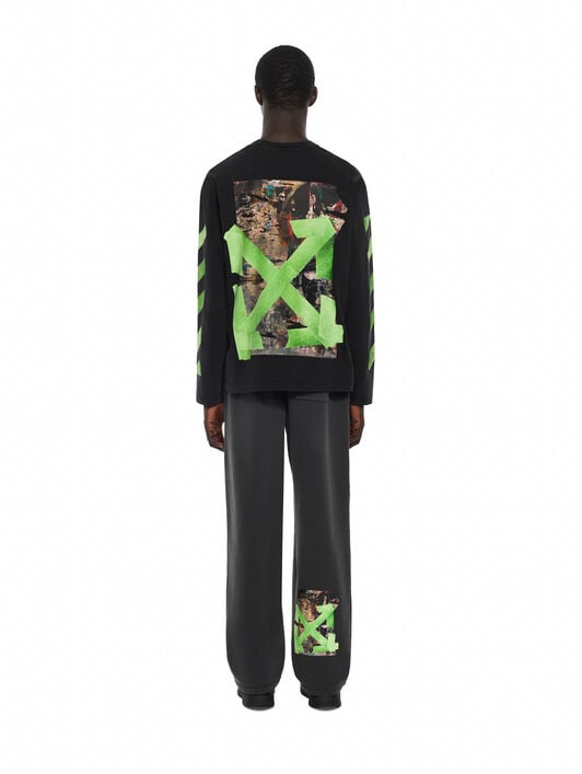 Bacco Arrow Skate Long Sleeve T-Shirt OFF WHITE Bacco Arrow Skate Long Sleeve T-Shirt VINTAGE BLACK 44MAB09CF26J008