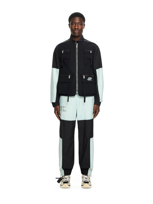 OFF WHITE Cordura Multipocket Vest BLACK 44XEX00GS26F001