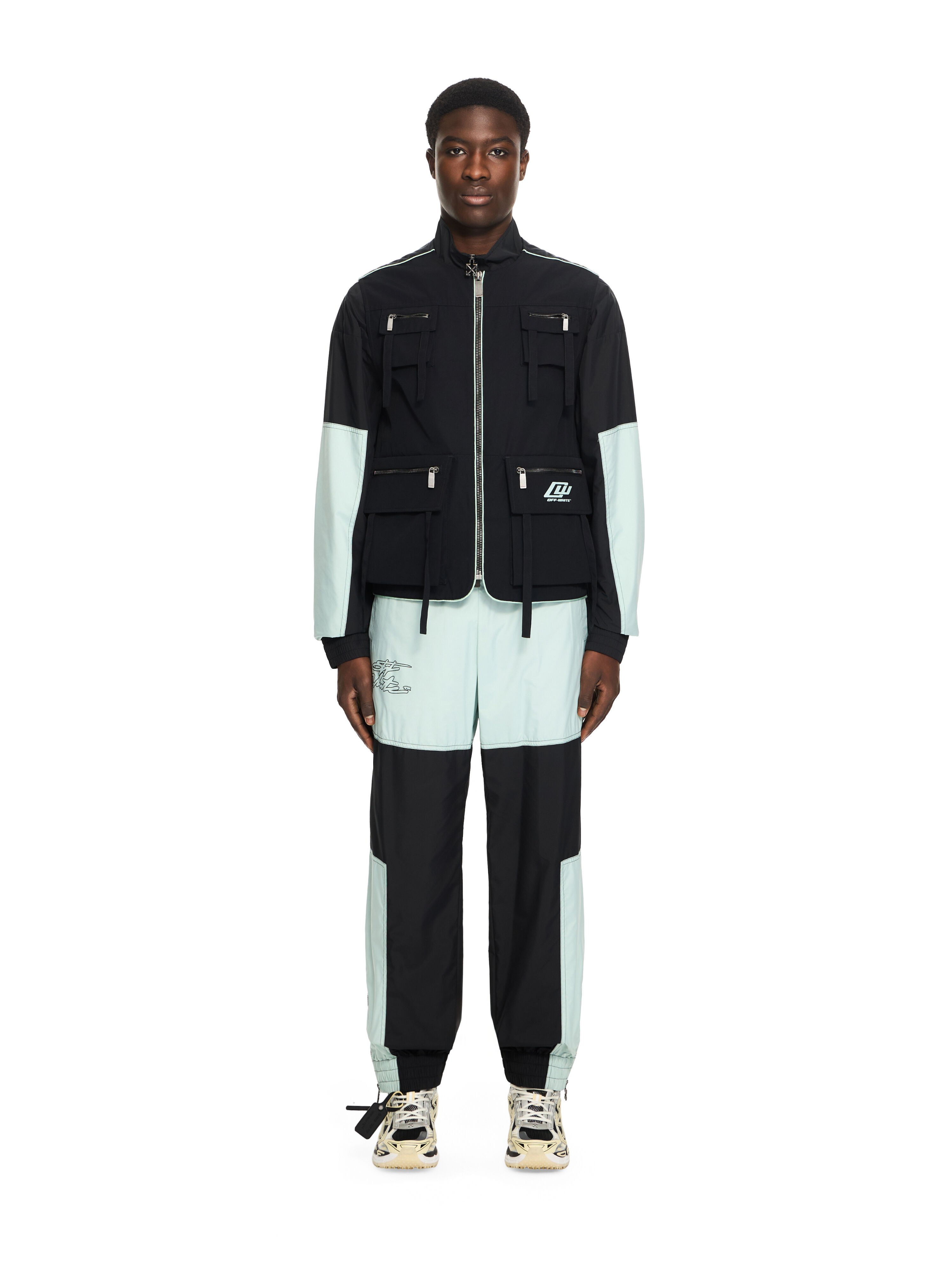 OFF WHITE Cordura Multipocket Vest BLACK 44XEX00GS26F001