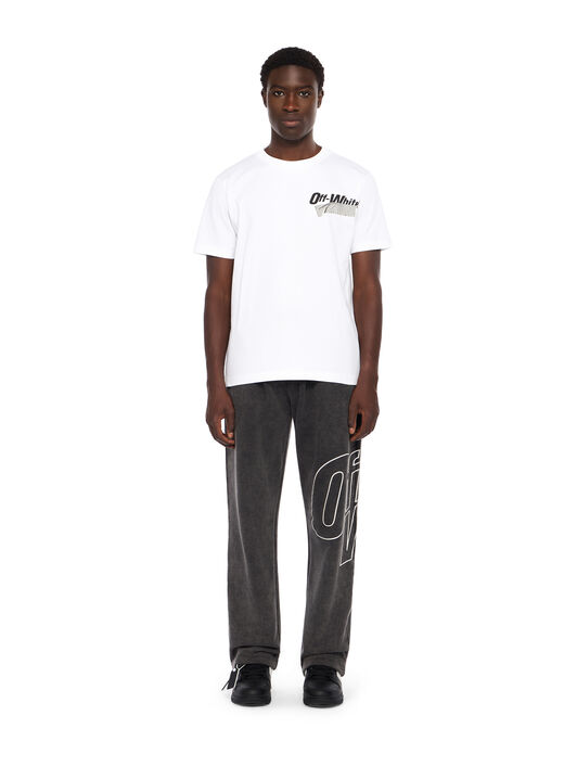 OFF WHITE Cupid Tape Slim T-Shirt WHITE OMAA027F25JER00B