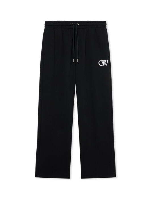 OFF WHITE OW Sweatpant BLACK-WHITE 44MCH054G5F00C