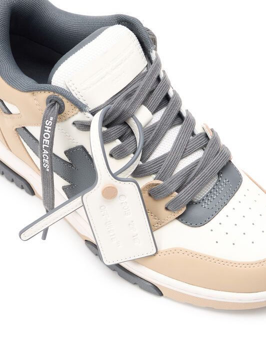 OFF WHITE Out Of Office Sneakers BEIGE - DARK GREY OWIA259S26LEA003