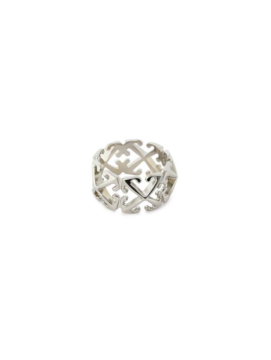 OFF WHITE Ring Mit Pfeil SILBER OMOC07BC99MET001