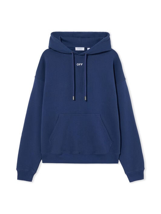 Off Stamp Hoodie OFF WHITE Off Stamp Hoodie DARK BLUE 44MBB085G5F00G