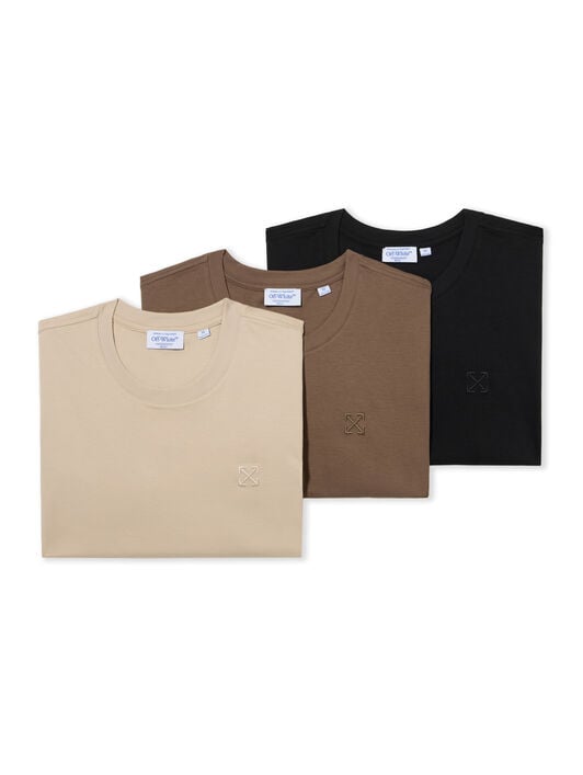 Arrows Undershirts 3-Pack OFF WHITE Arrows Undershirts 3-Pack BLACK/SESAME/SHIITAKE OW9100050