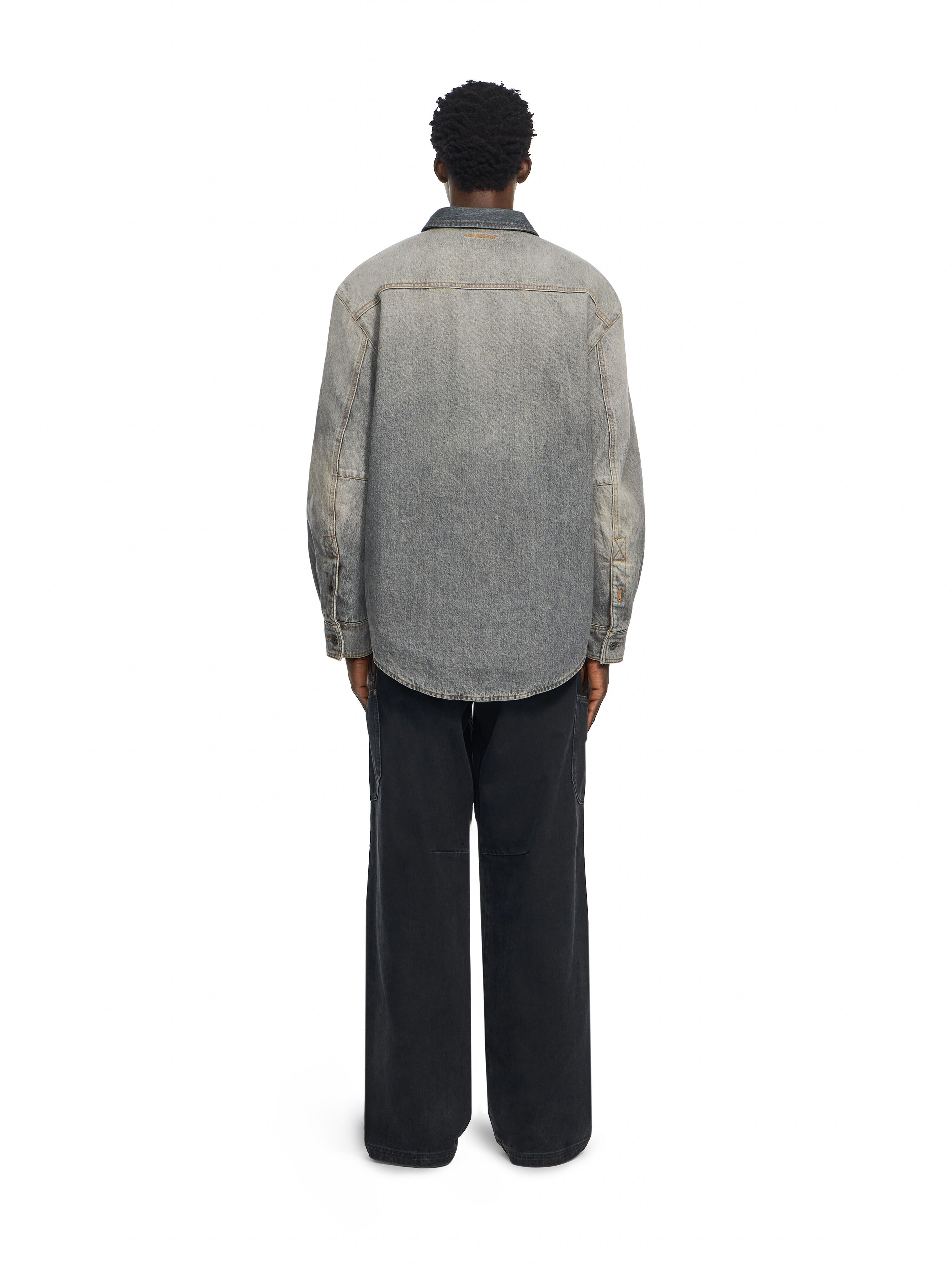 Bookish Workwear Denim Overshirt OFF WHITE Bookish Workwear Denim Overshirt SUN FADED GREY 44MYD05WF26D001