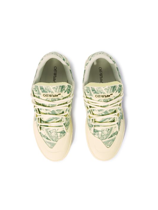 OFF WHITE Vulcanized 779 Animation Dollar Bianche GREEN OMIA296S25FAB001