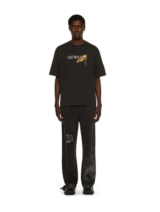 Cupid Arrow Skate Logo Tee OFF WHITE Cupid Arrow Skate Logo Tee VINTAGE BLACK - WHITE OMAA120F25JER00V