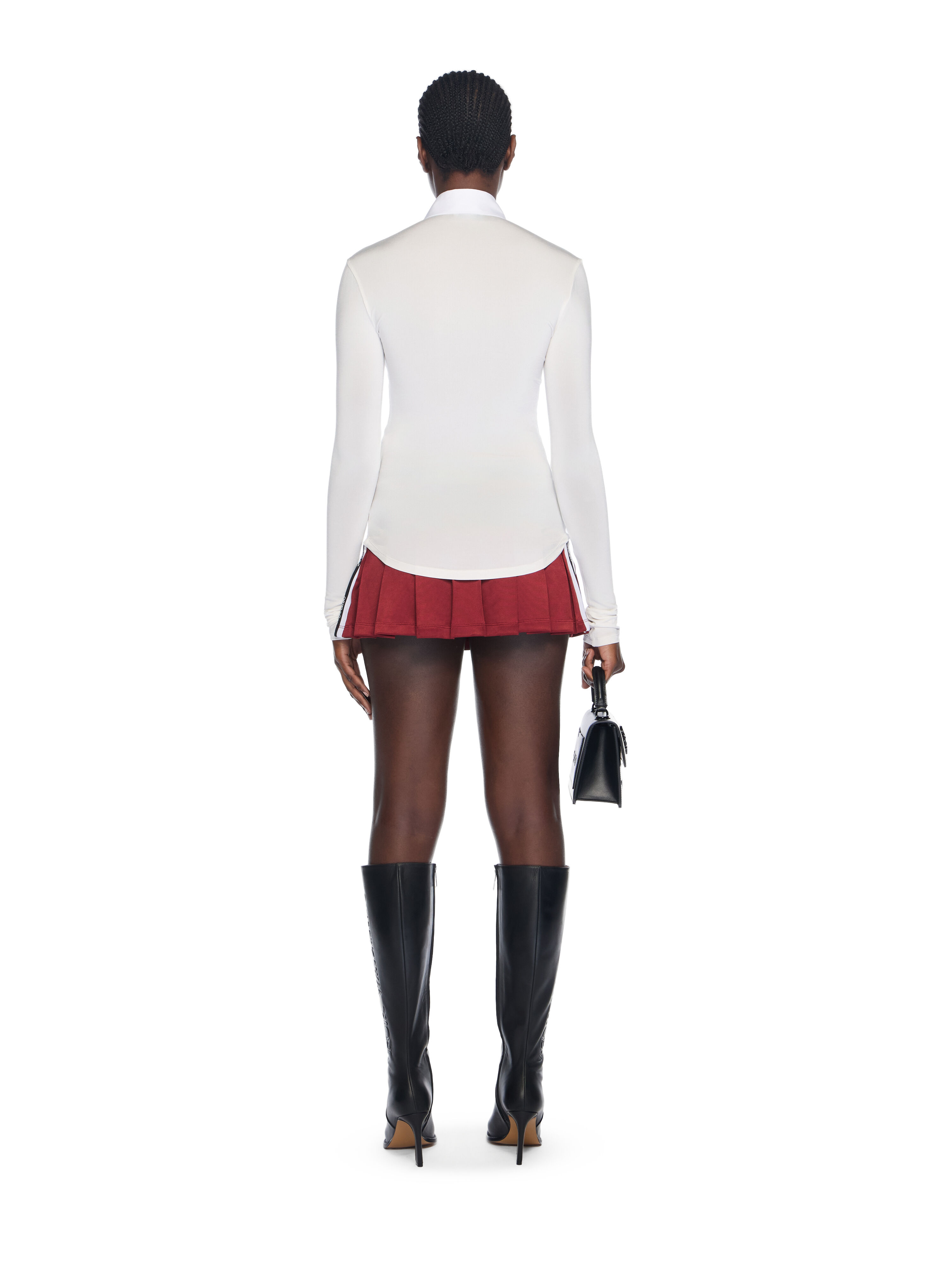 Second Skin Long Sleeve Shirt OFF WHITE Second Skin Long Sleeve Shirt WHITE - WHITE OWGE02MF25JER001