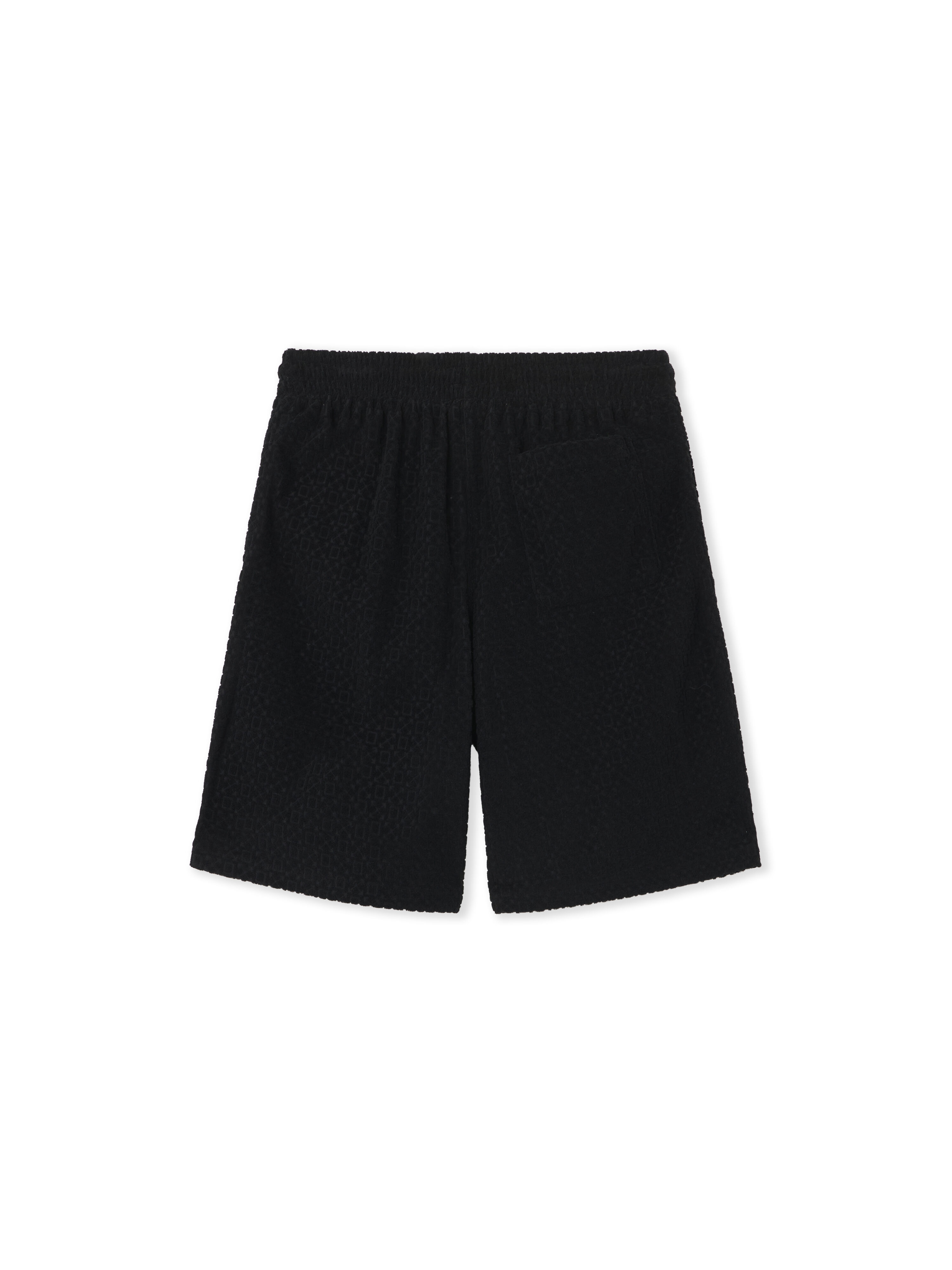 OFF WHITE Towel Terry Shorts BLACK 44MKB074F5001