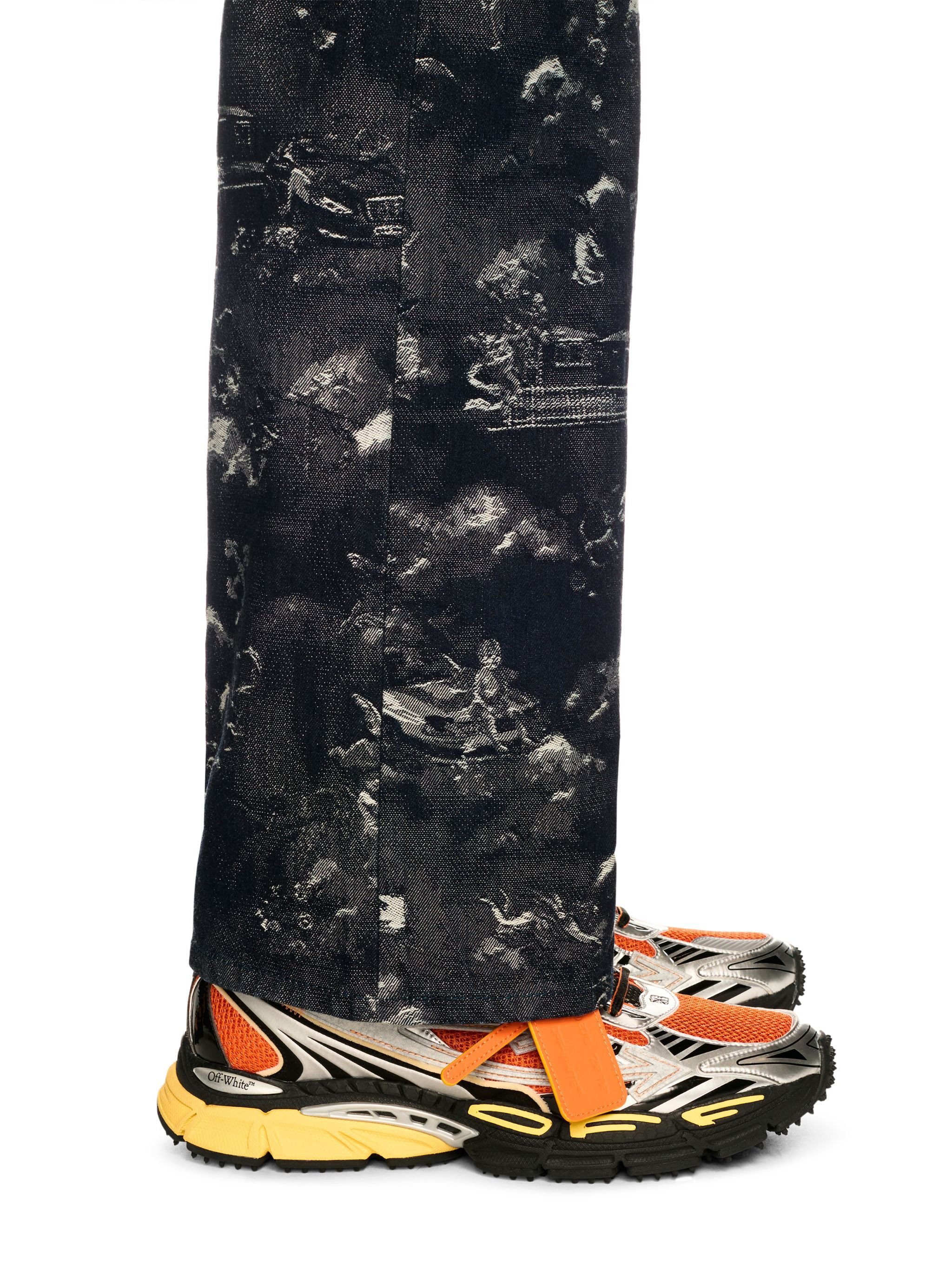 OFF WHITE ORANGE BE RIGHT BACK SNEAKER ROT OMIA295S25FAB001