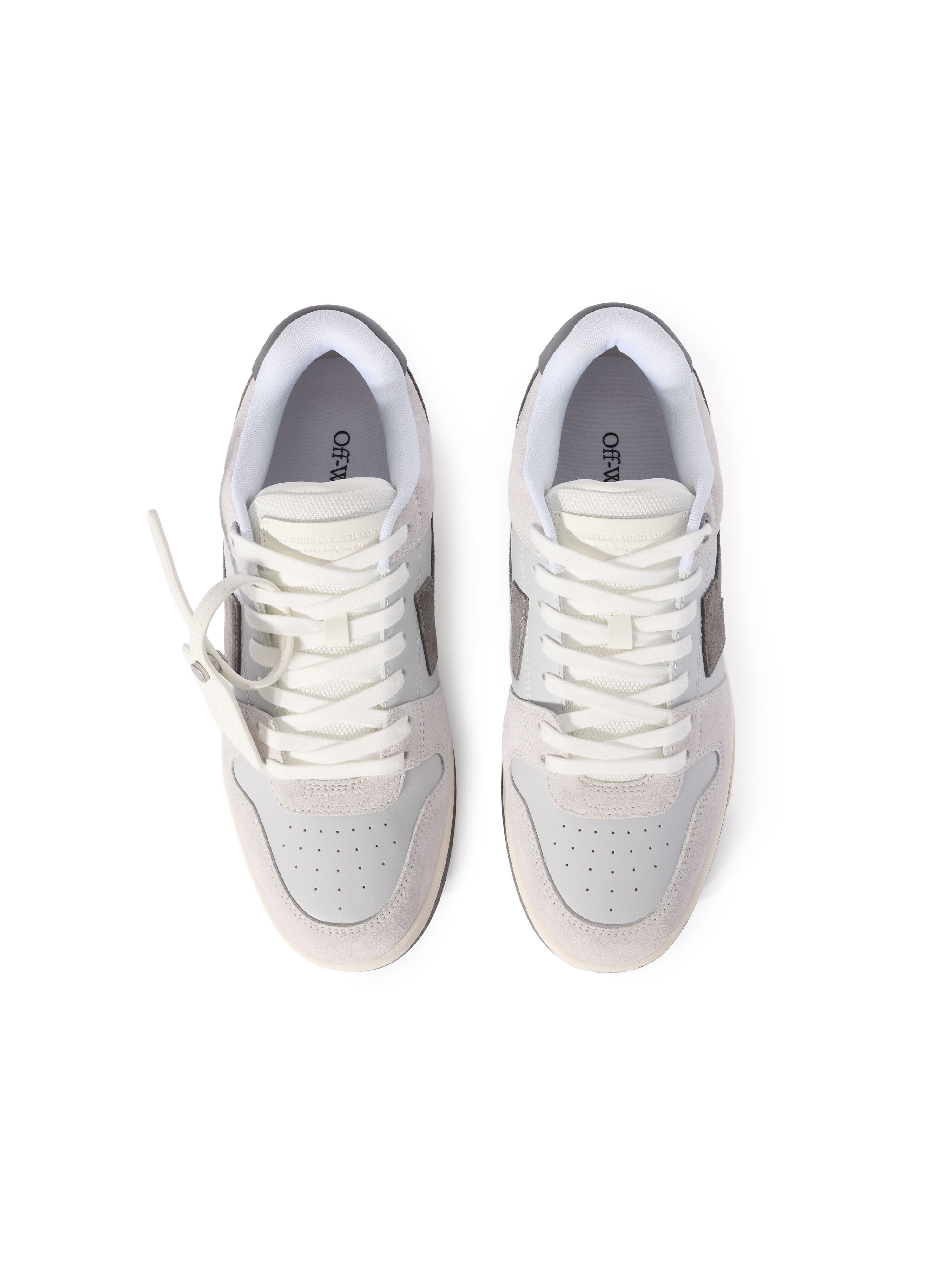 OFF WHITE Out Of Office Sneakers MEDIUM GREY - DARK GREY OMIA189F25LEA005