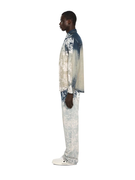 City Nature Slim Relaxed Jeans OFF WHITE City Nature Slim Relaxed Jeans OMBRE BLEACH BLUE 44MYA18JF26D00D
