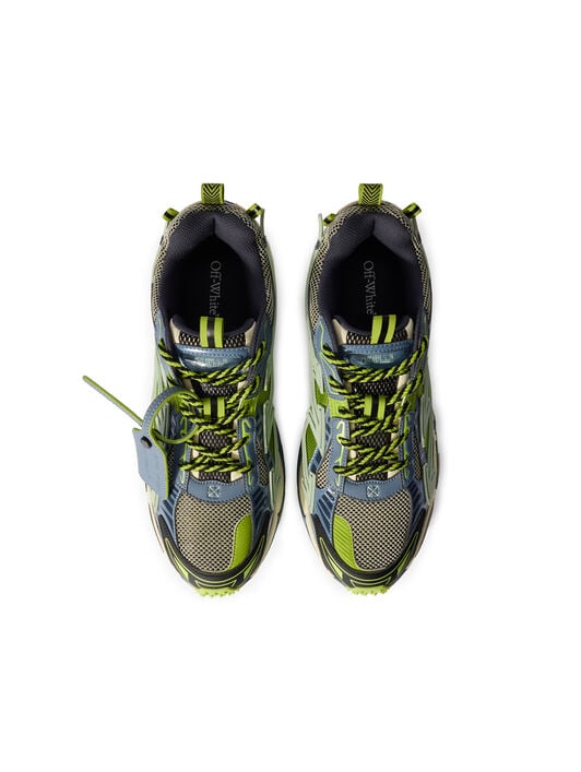 OFF WHITE Be Right Back Sneakers CREAM - OLIVE GREEN OMIA295F25FAB005
