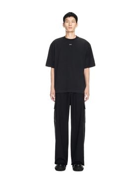 OFF WHITE BW S.MATTHEW SKATE S/S TEE BLACK OMAA120C99JER006