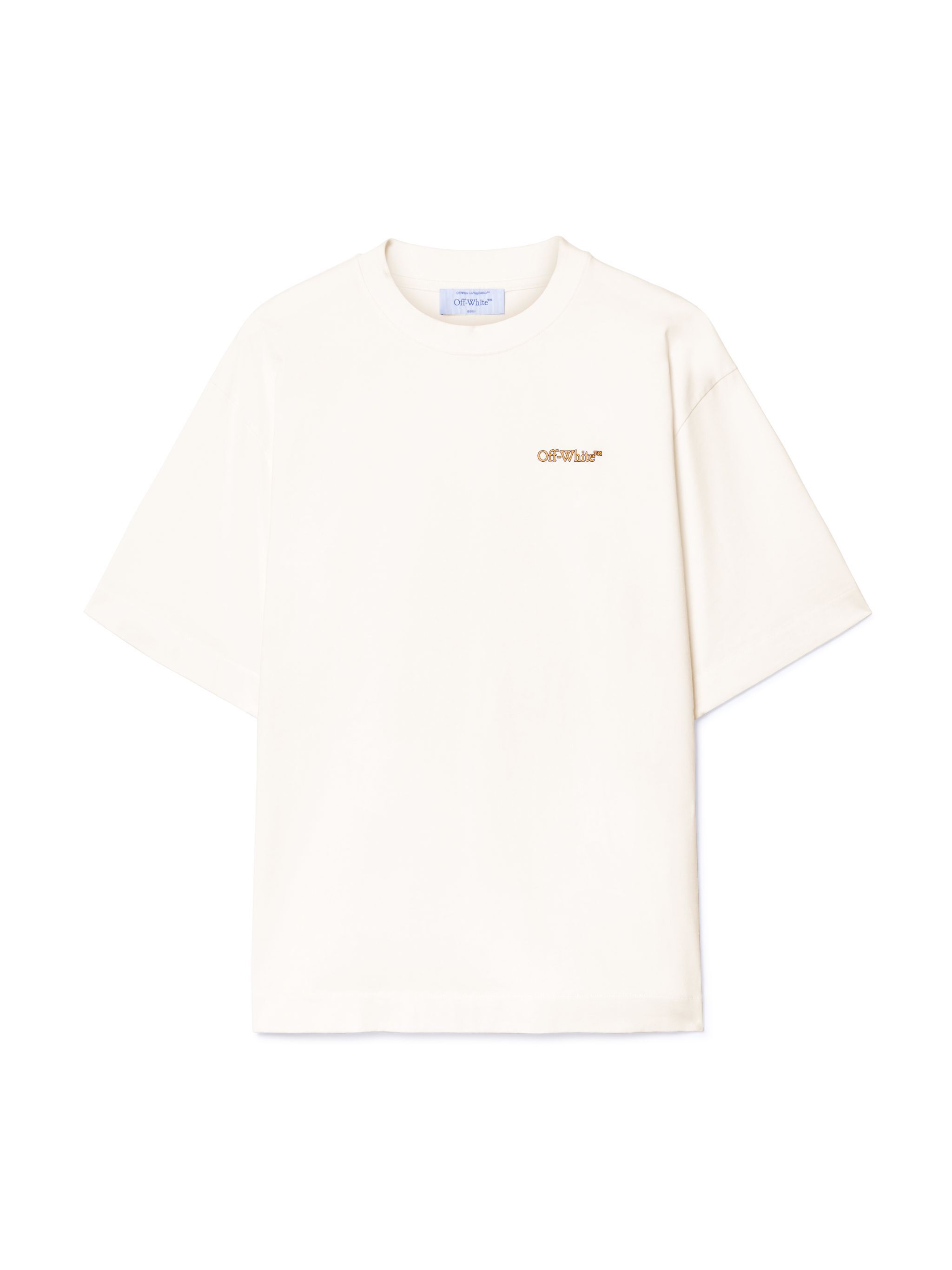OFF WHITE White Tape Arrow T-Shirt WHITE OMAA120S25JER00D