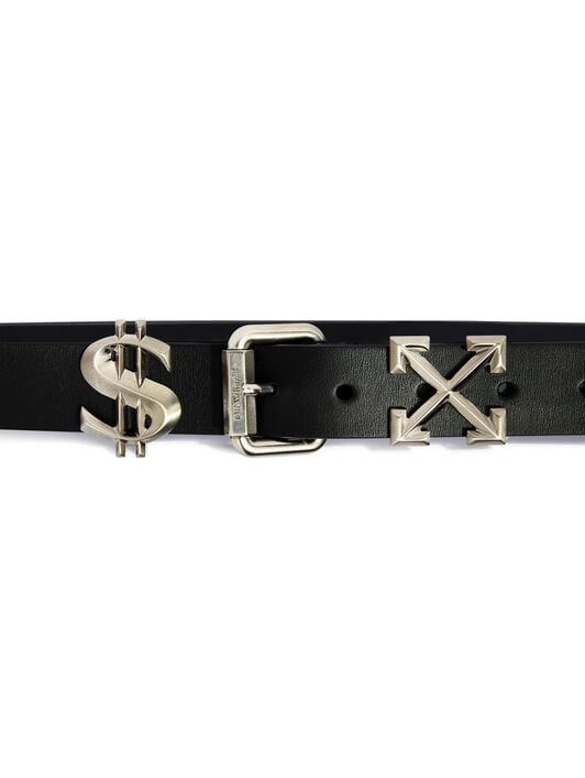 Black/Silver $Ex Belt OFF WHITE Black/Silver $Ex Belt BLACK OMRB14CC99LEA001