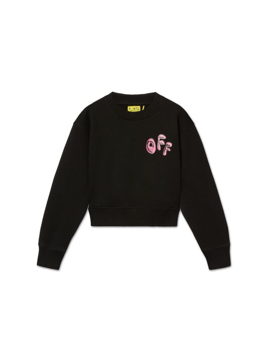 OFF WHITE Balloon Arrow Sweatshirt BLACK OGBA013S25FLE002