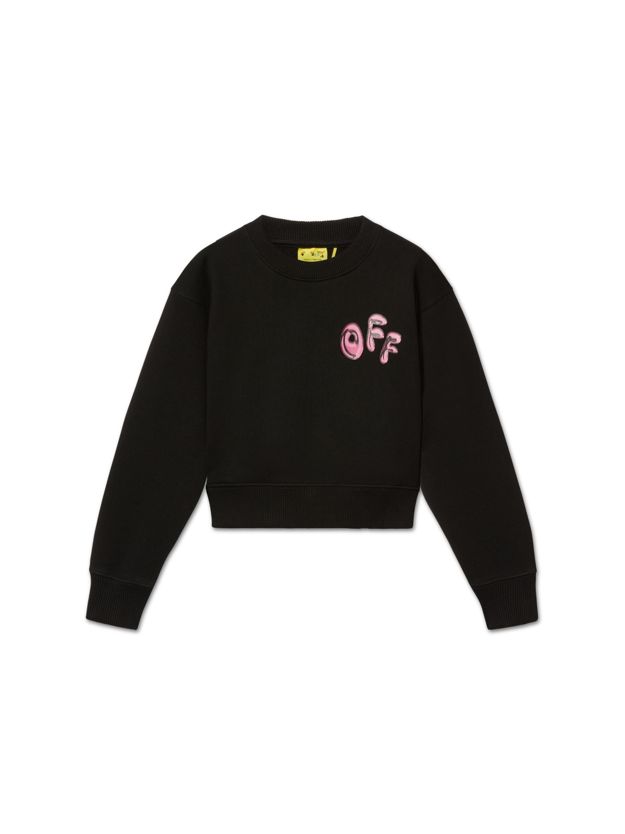OFF WHITE Balloon Arrow Sweatshirt BLACK OGBA013S25FLE002