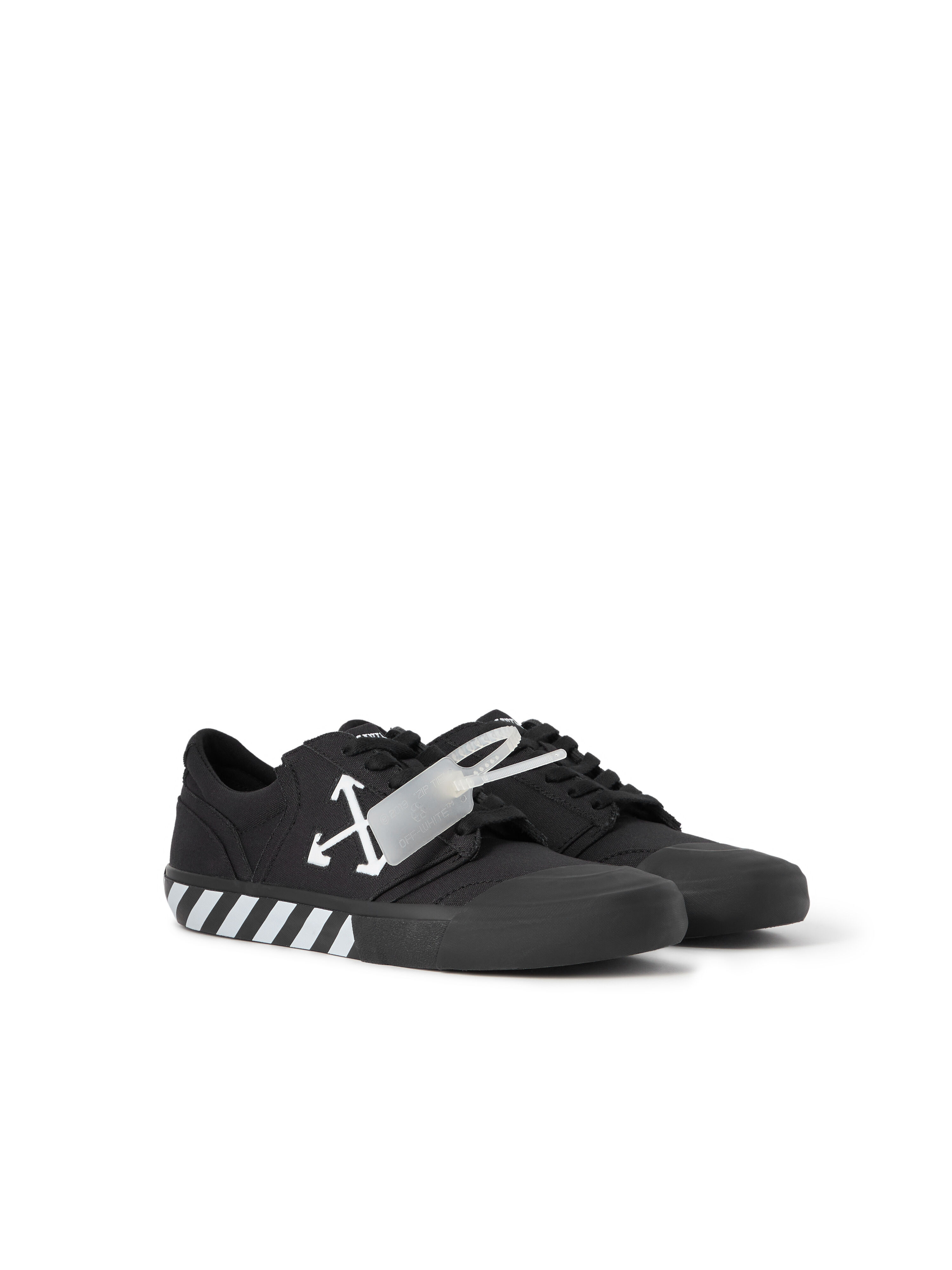 Vulcanized Undercut Sneakers in BLACK - WHITE for Men | Off-White™