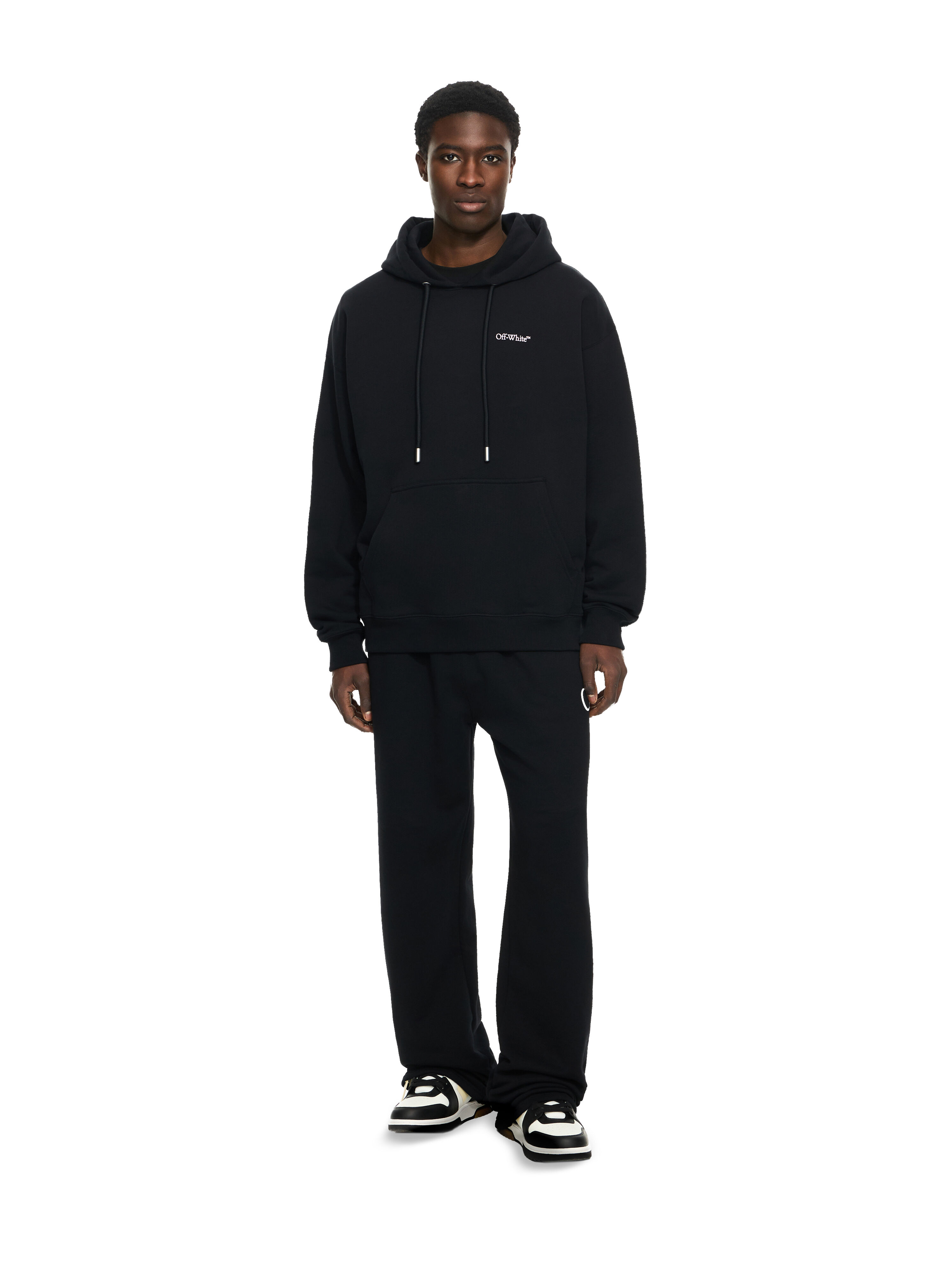 Vanish Arrow Skate Hoodie in BLACK-CHALK PINK for Men | Off-White™