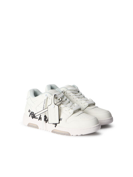 OFF WHITE Out Of Office For Walking Sneakers WHITE - BLACK OMIA189C99LEA01A