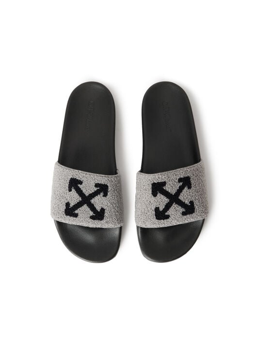 Arrow Terry Slider OFF WHITE Arrow Terry Slider SMOKE/ BLACK OWIU003F25FAB001