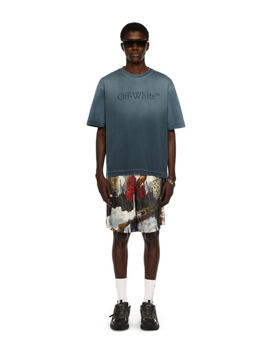 Laundry Skate T-Shirt OFF WHITE Laundry Skate T-Shirt VINTAGE DARK SAPPHIRE - VINTAGE DARK SAP OMAA120F25JER00P