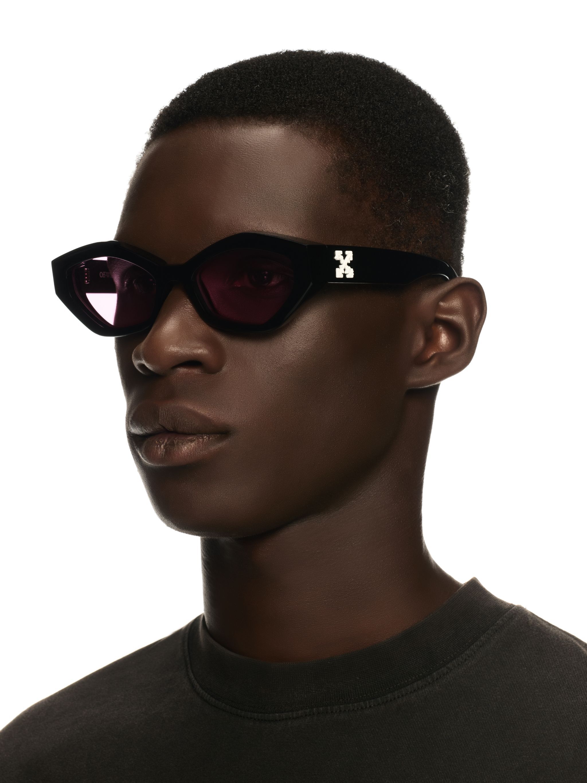 OFF WHITE Hilo Sunglasses BLACK OERI144S25PLA001