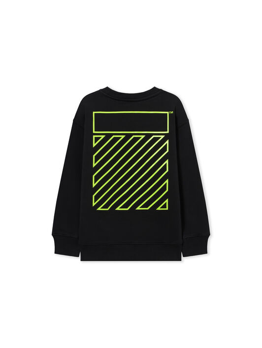 OFF WHITE Off Diag Crewneck BLACK 44BBA001S26F003