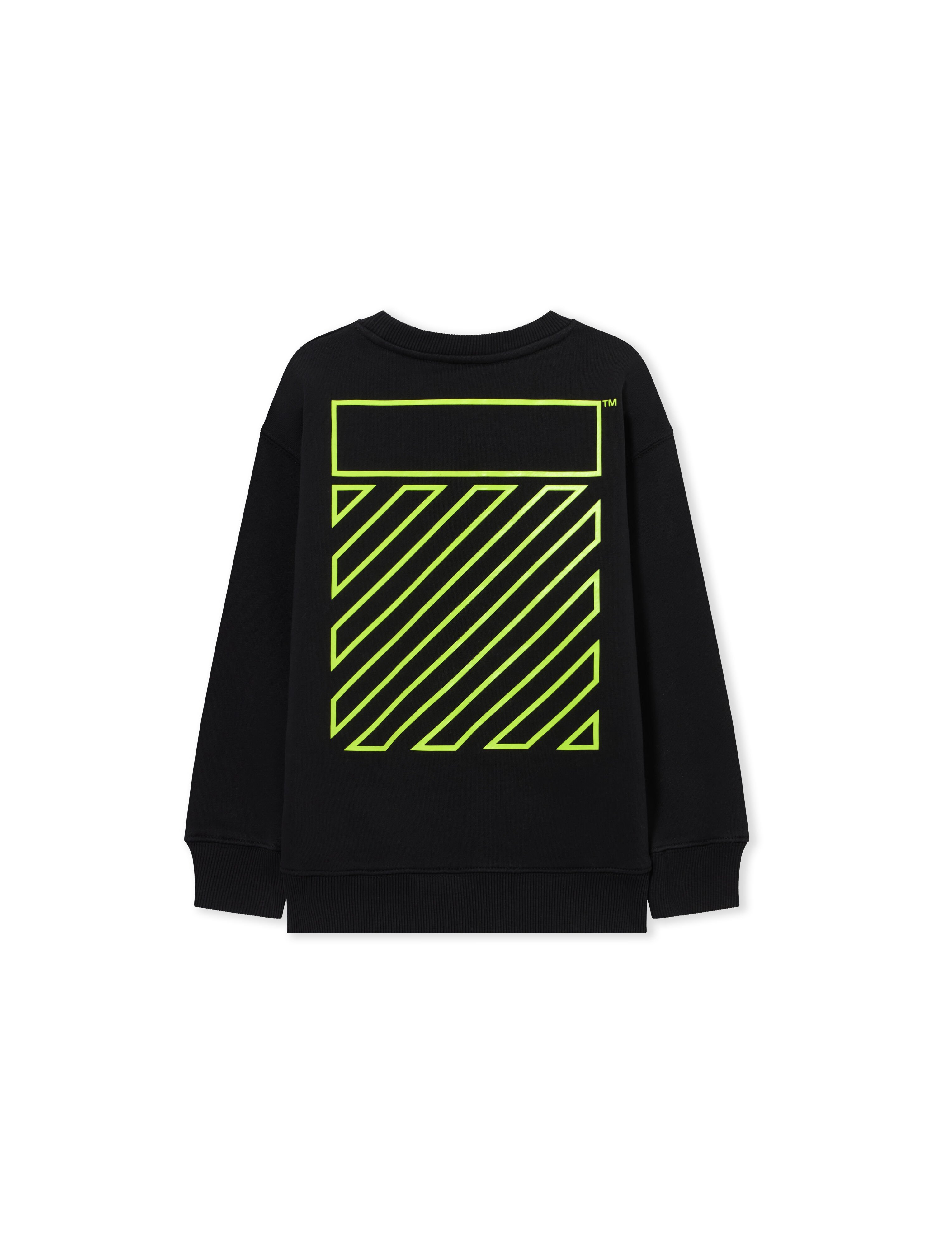 OFF WHITE Off Diag Crewneck BLACK 44BBA001S26F003