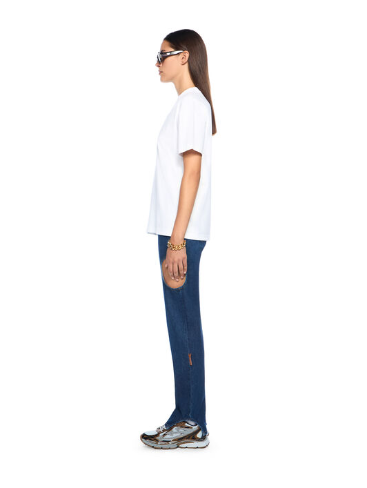 OFF WHITE Bookish Flowers Logo Tee WHITE OWAA089F25JER002
