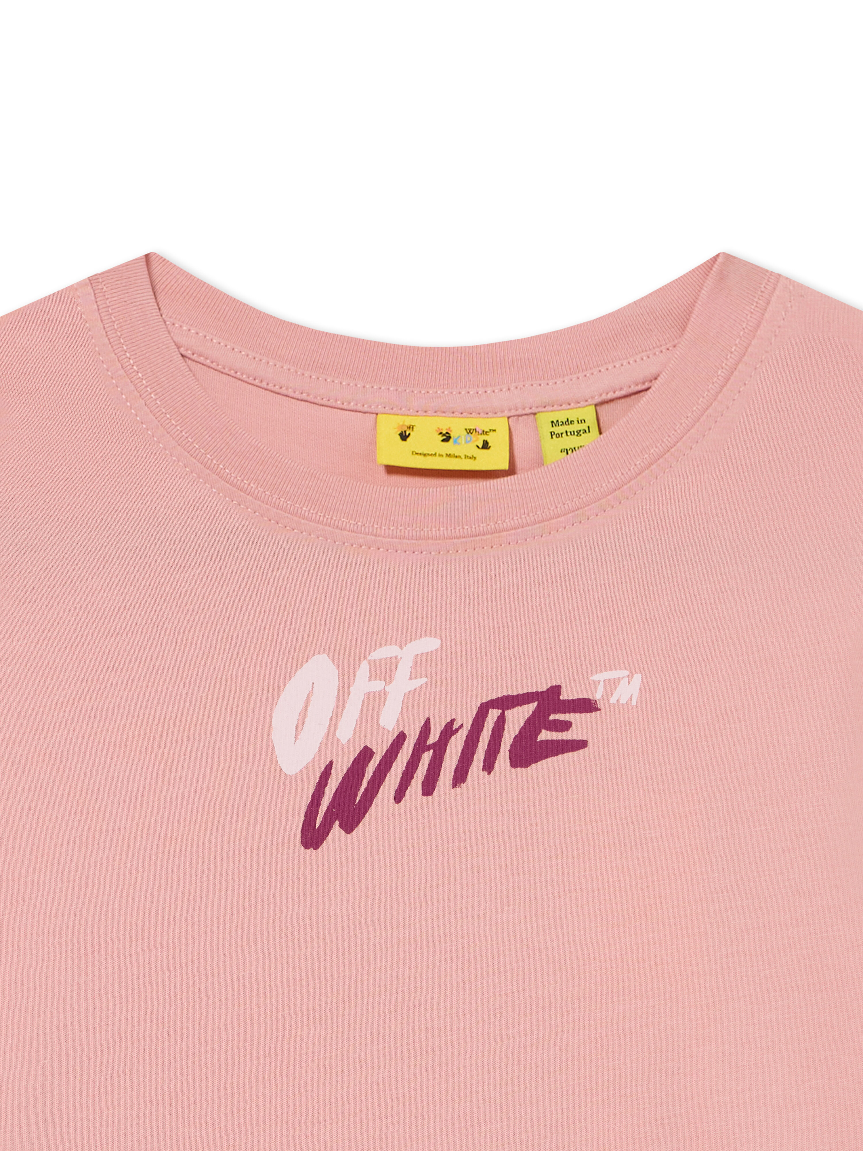 OFF WHITE Arrow Writings T-Shirt BLUSH 44GAA001F26J00A
