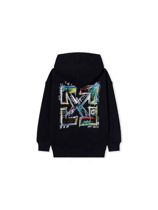 Arrow Scribble Hoodie OFF WHITE Arrow Scribble Hoodie BLACK 44BBB001F26F004