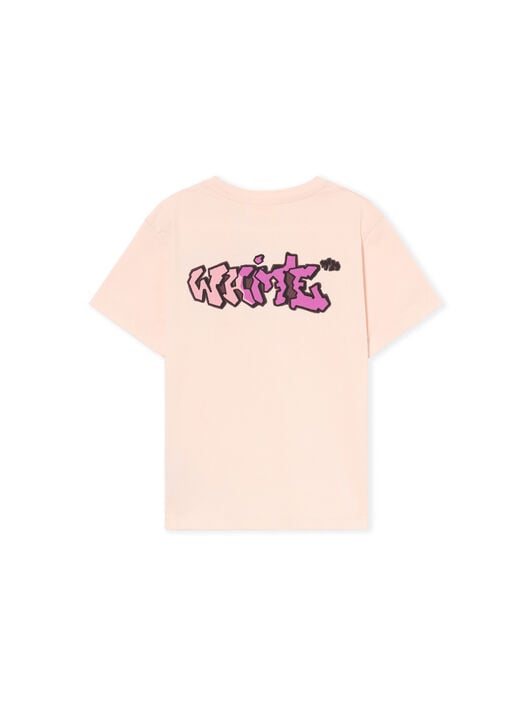 Graffiti Short Sleeve T-Shirt OFF WHITE Graffiti Short Sleeve T-Shirt CRYSTAL PINK 44GAA001F26J004