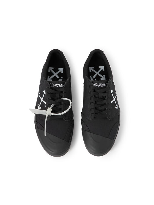 OFF WHITE Vulcanized Undercut Sneakers BLACK - WHITE OWIA28HF25FAB001