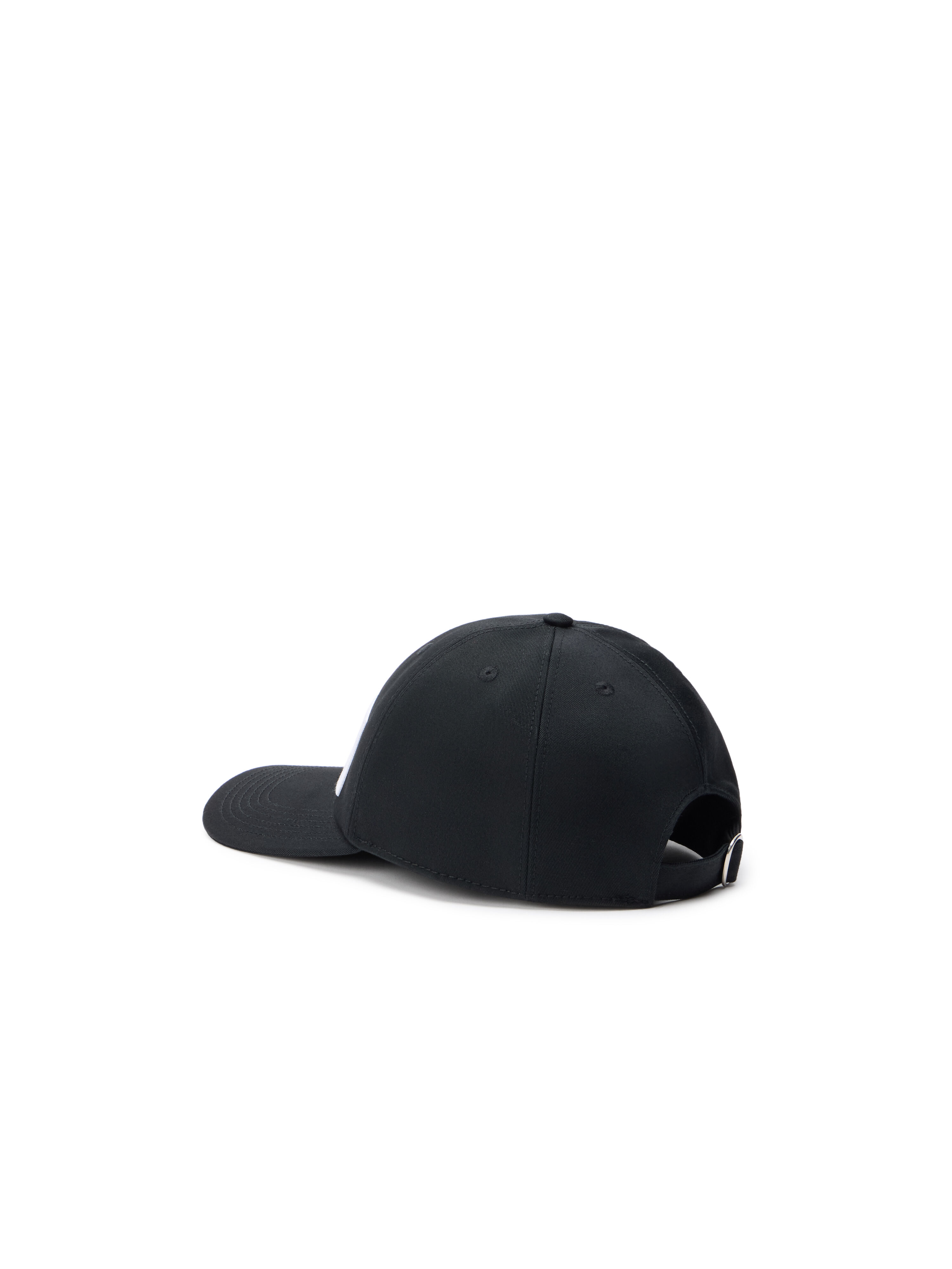 OFF WHITE Heritage Baseball Cap BLACK - WHITE OMLA04AF25FAB005