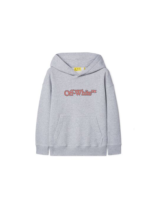 OFF WHITE Big Bookish Hoodie GREY OBBB001S25FLE001