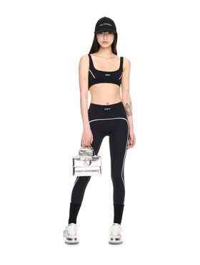 OFF WHITE Reggiseno Nero Senza Cuciture Con Logo Off NERO OWVO05BC99KNI002