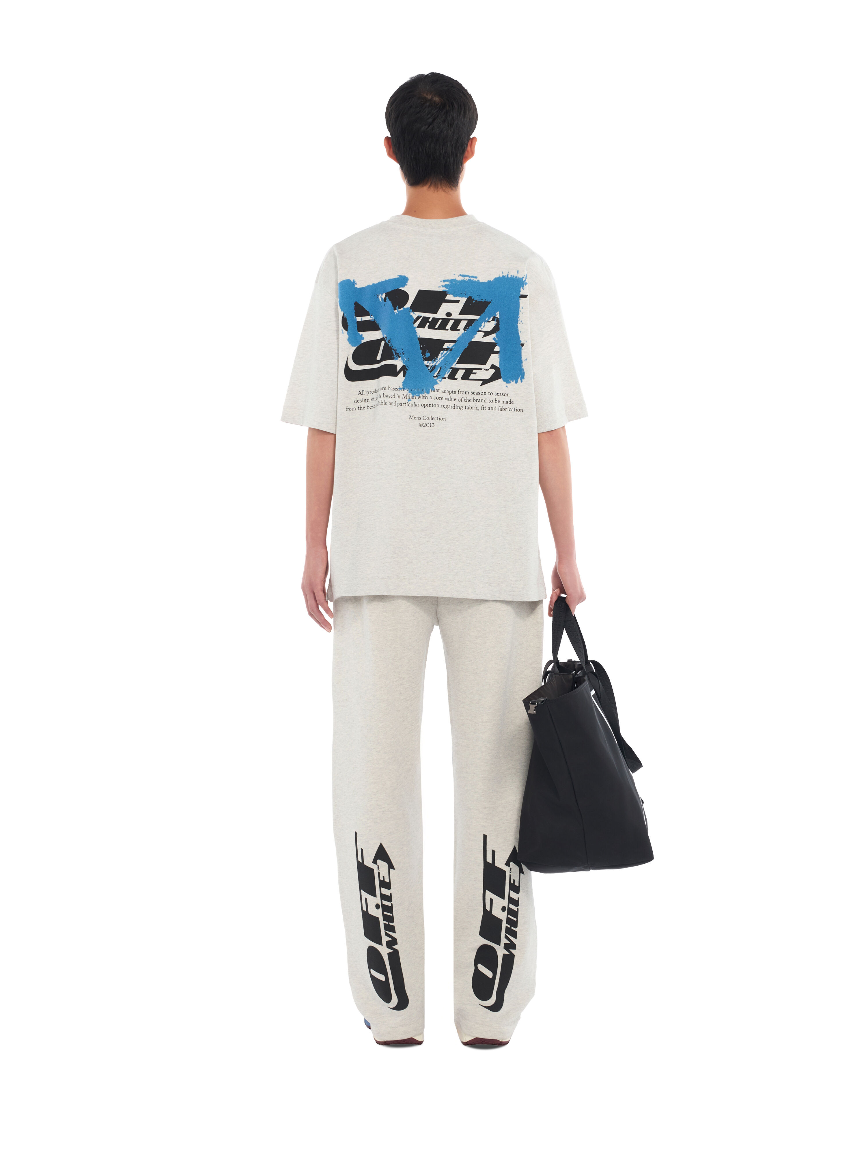 Half Arrow Sweatpants OFF WHITE Half Arrow Sweatpants GREY MELANGE 44MCH05AF26F003