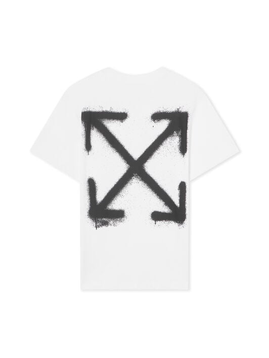 Spray Can Arrow Slim T-Shirt OFF WHITE Spray Can Arrow Slim T-Shirt WHITE 44MAA027F5J001