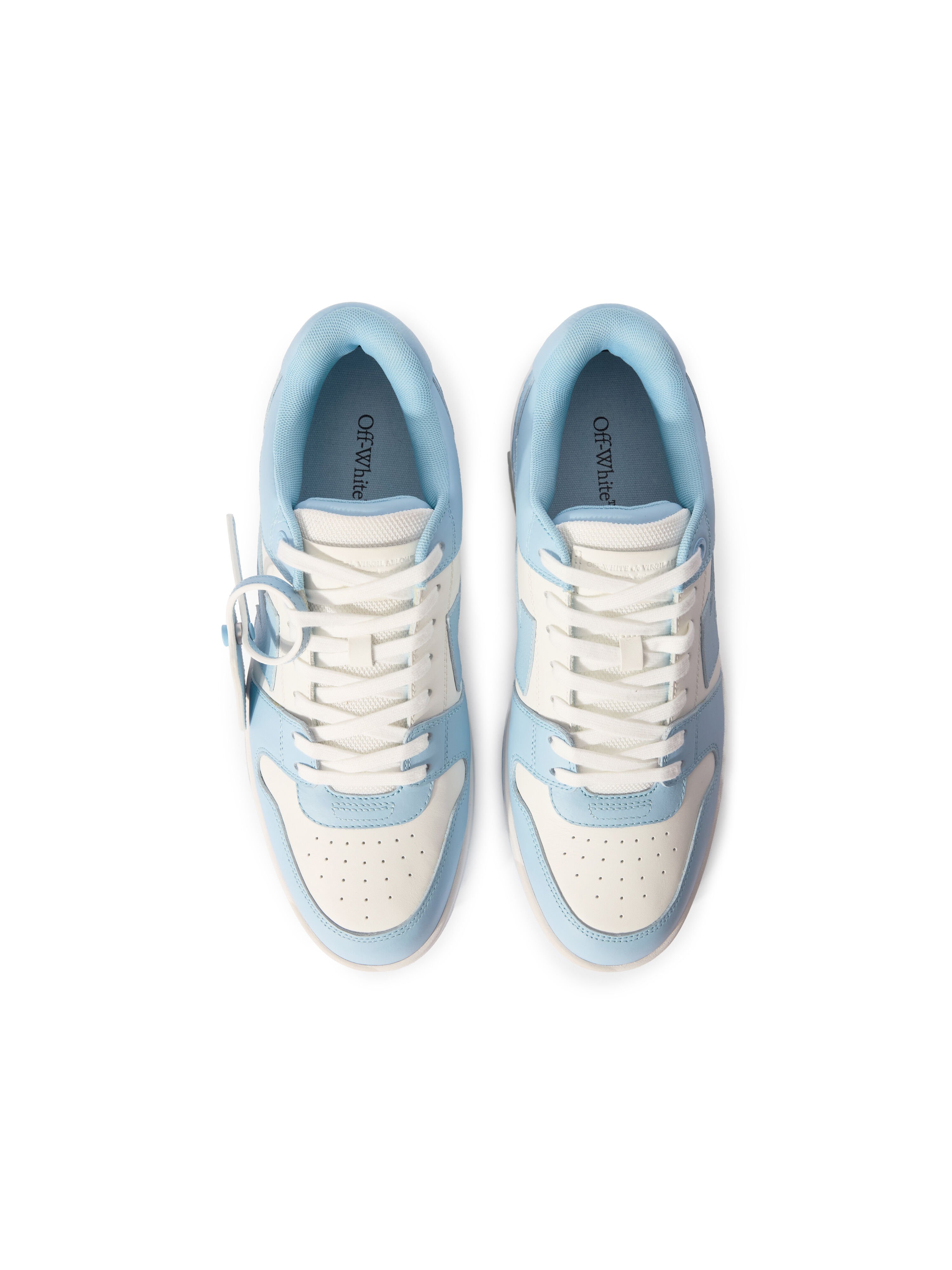 OFF WHITE Weiss/Hellblaue Out Of Office Sneaker BLAU OMIA189C99LEA007