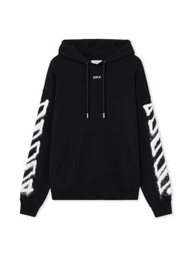 OFF WHITE Spray Can Arrow Skate Hoodie BLACK 44MBB085F5001
