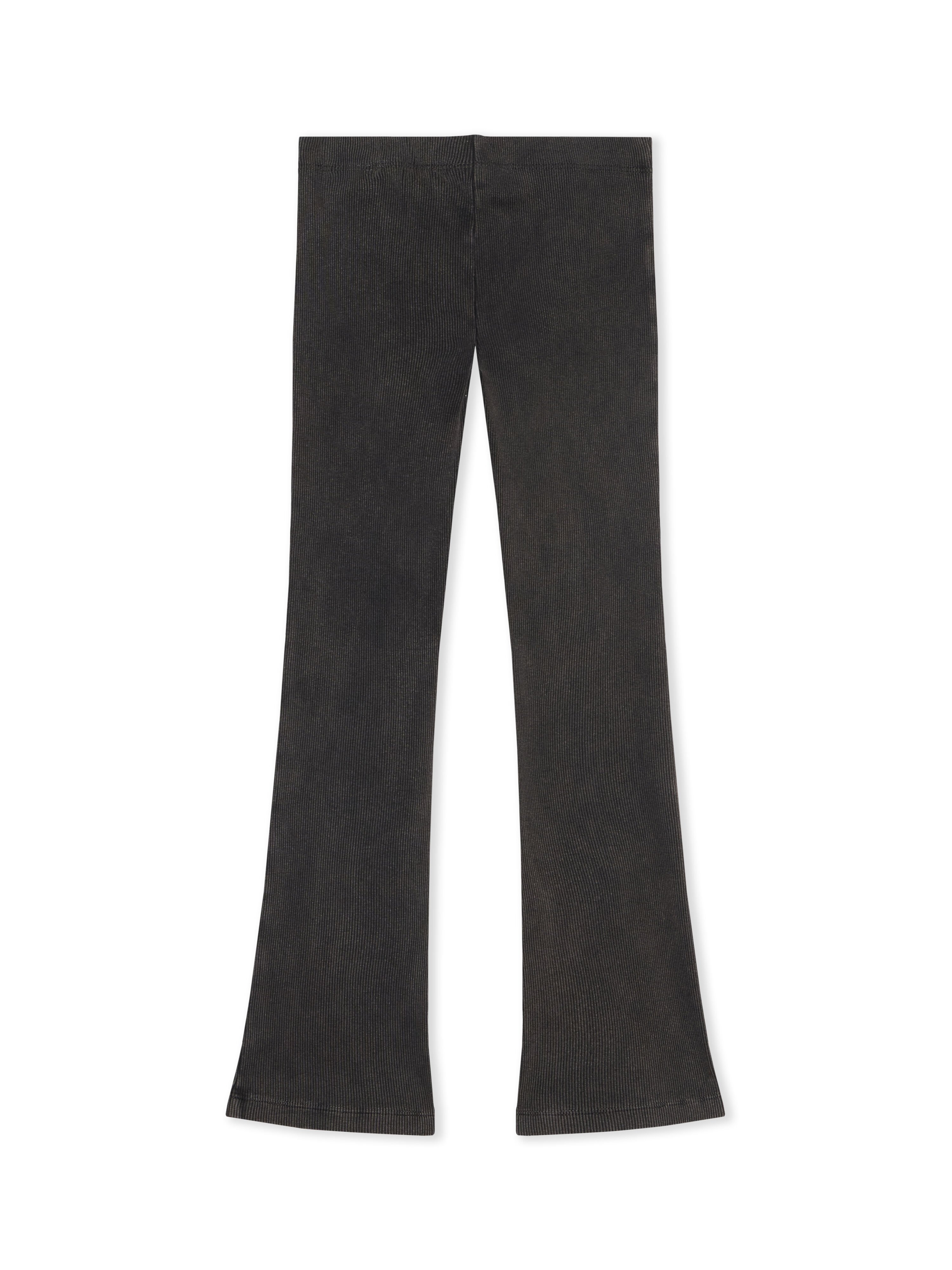 OFF WHITE Off Stamp Acid Wash Rib Pant DARK GREY - WHITE OGCA009F25JER001