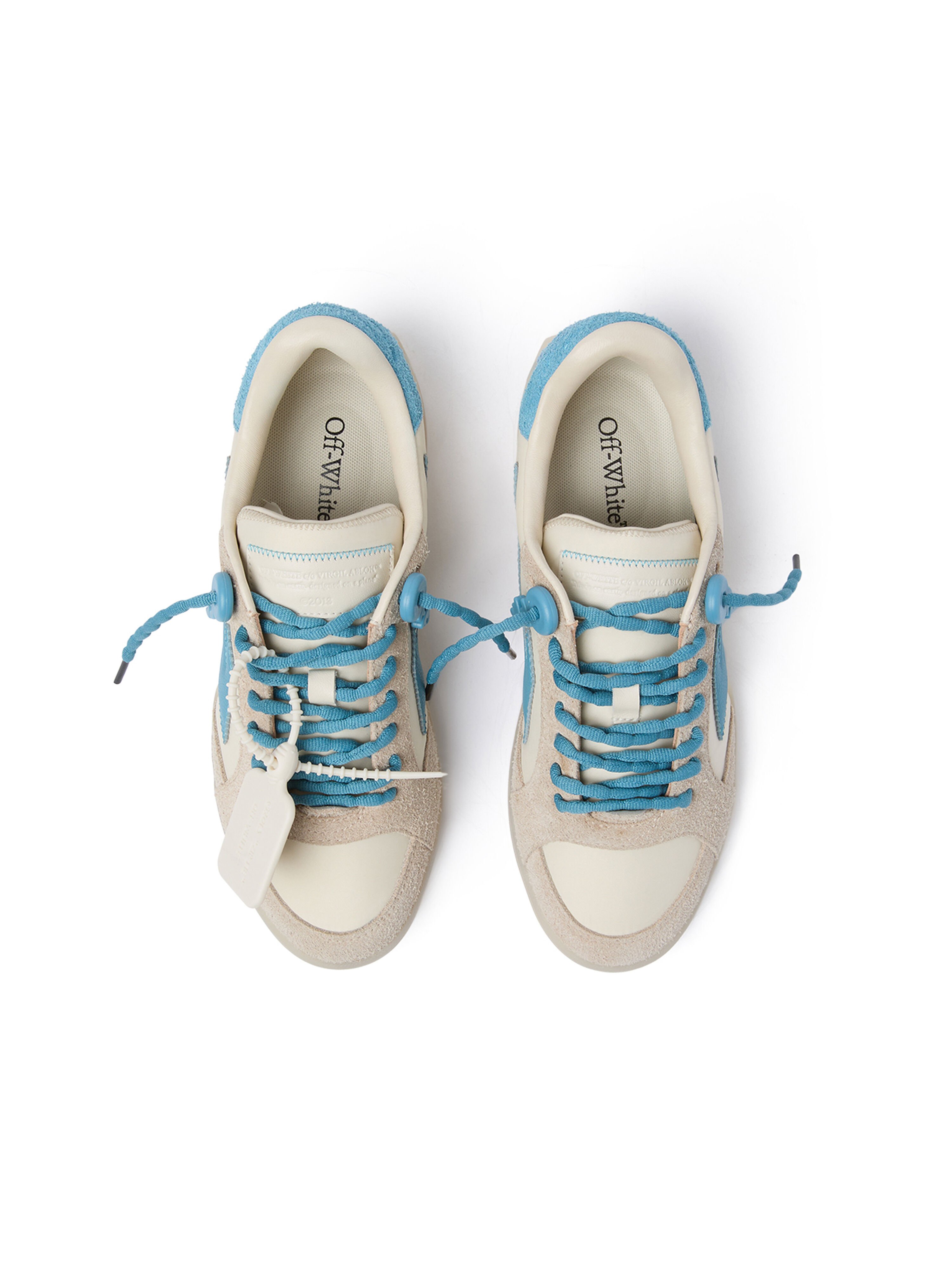 OFF WHITE End of Play Sneakers CREAM/WHT/NEO BLUE OF05761430