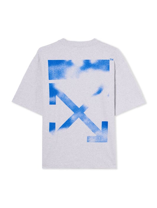 Stencil Arrow Skate Logo T-Shirt OFF WHITE Stencil Arrow Skate Logo T-Shirt GREY MELANGE - NAUTICAL BLUE OMAA120F25JER00D