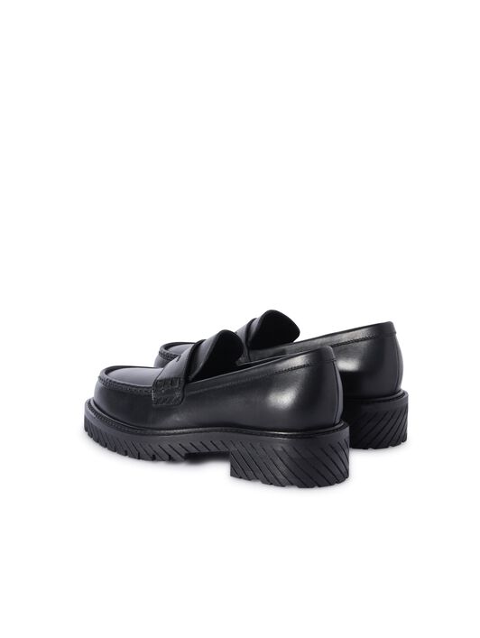 OFF WHITE Black Combat Loafer BLACK OWIG004C99LEA002