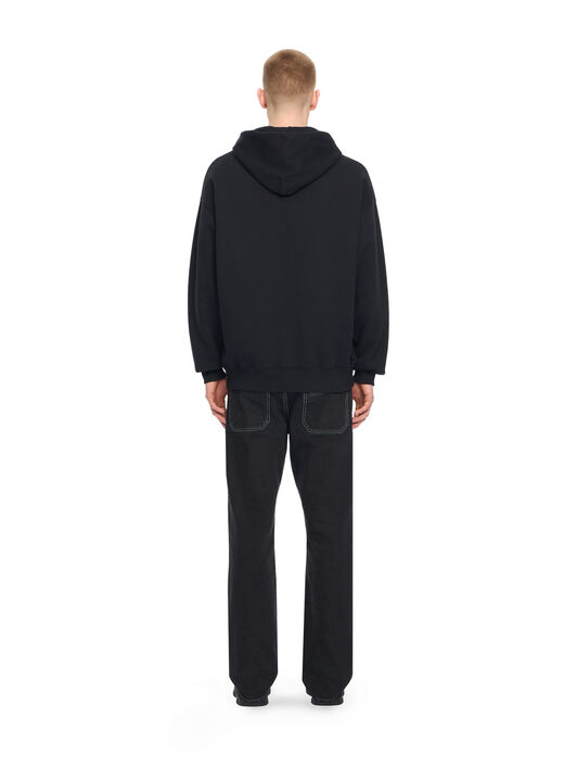 OFF WHITE Small Arrow Skate Hoodie BLACK 44MBB085S26F00O