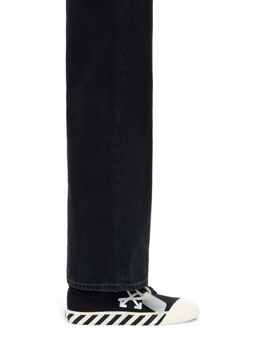 OFF WHITE Vulcanized Undercut Sneakers BLACK/WHITE OMIA2APC99FAB001